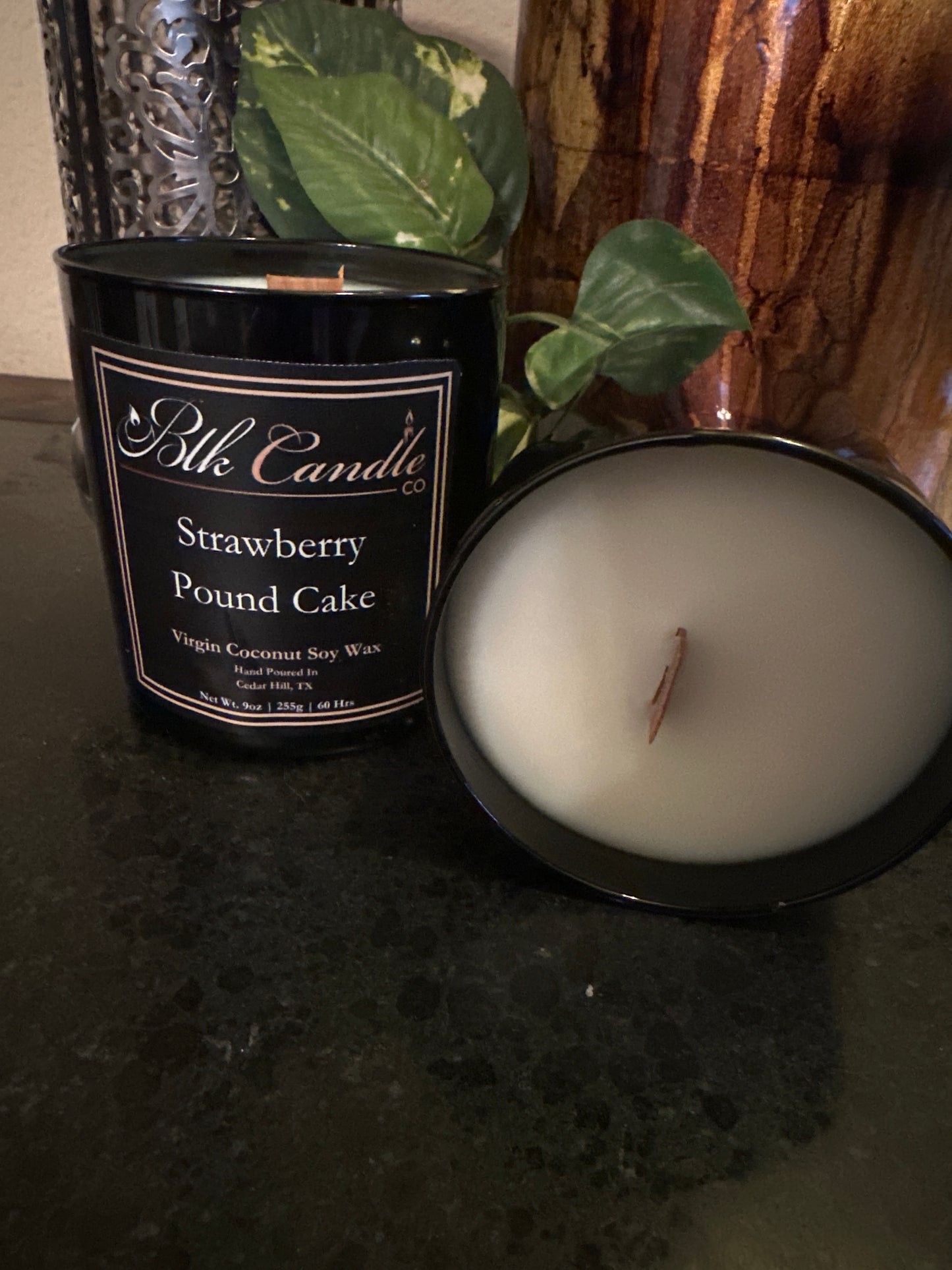 Strawberry Pound Cake Candle Jar