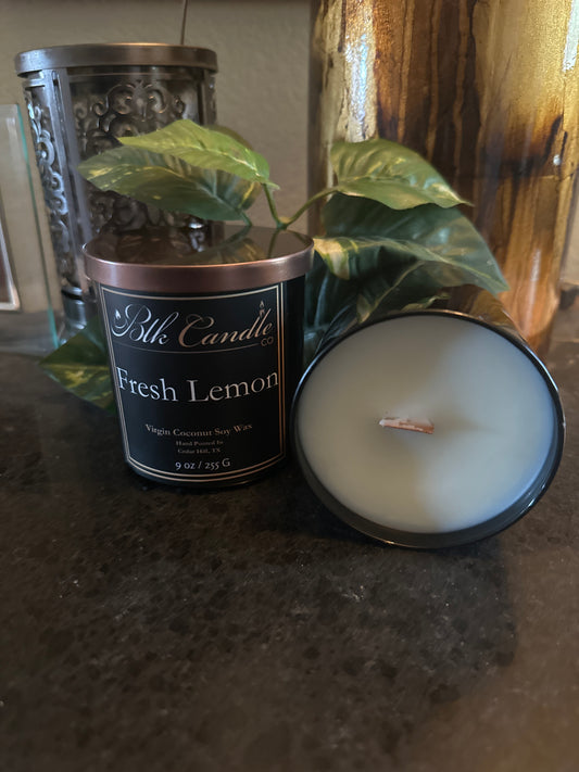 Fresh Lemon Candle Jar