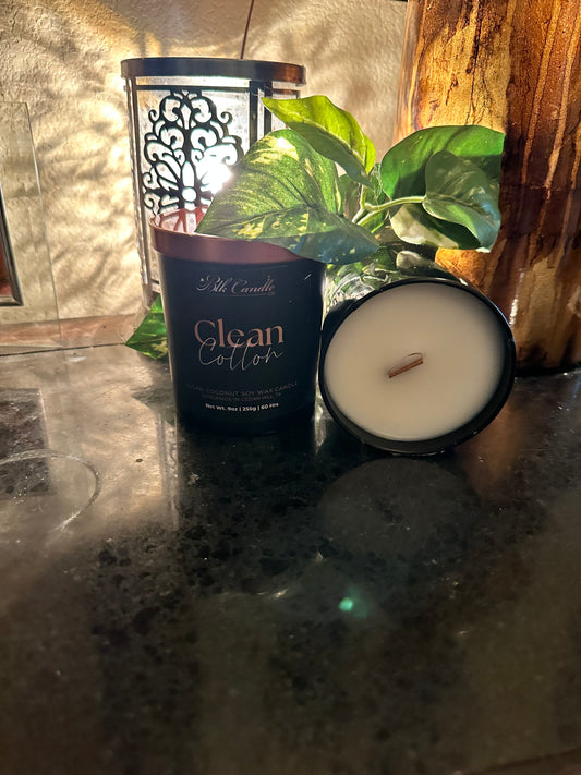 Clean Cotton Candle Jar