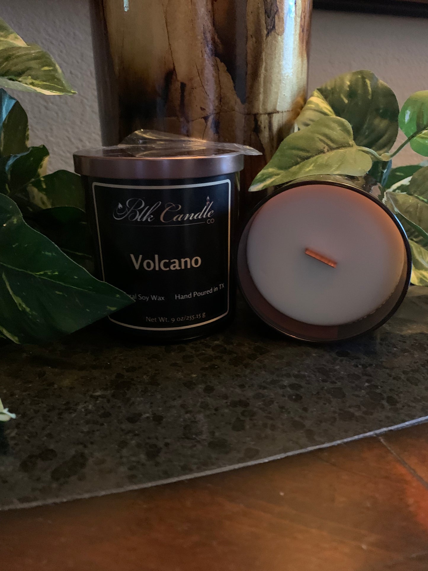 Volcano Candle Jar