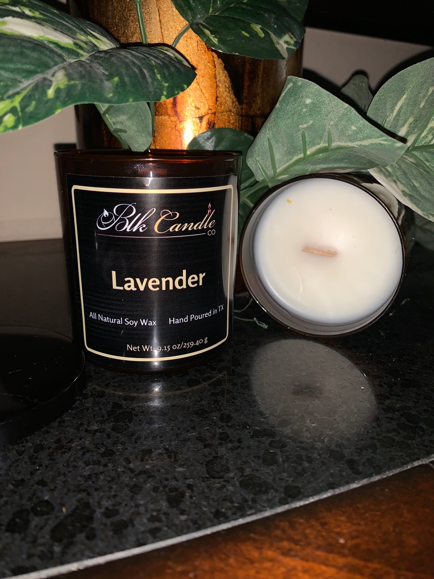 Lavender Candle Jar