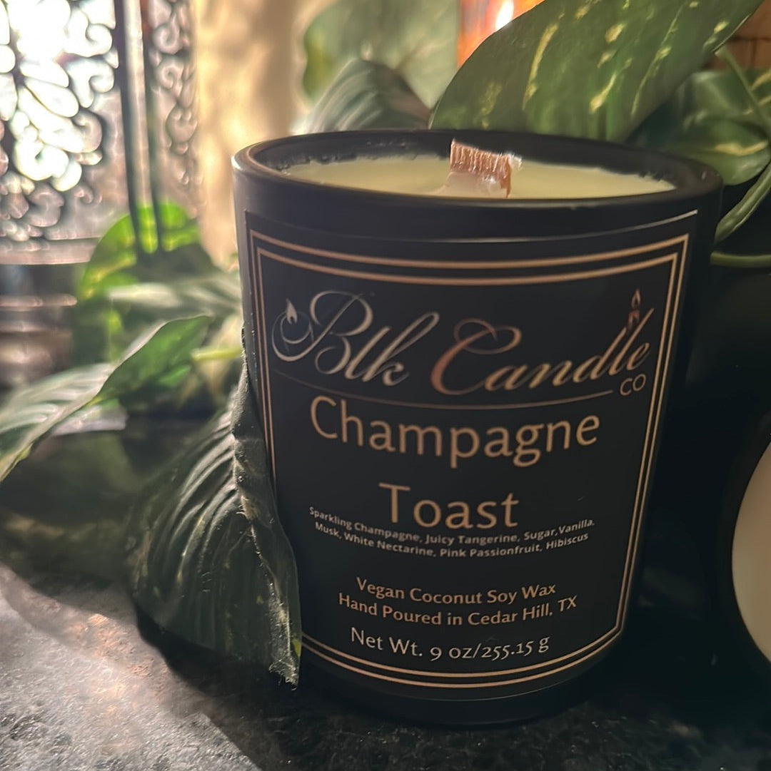 Champagne Toast Candle Jar