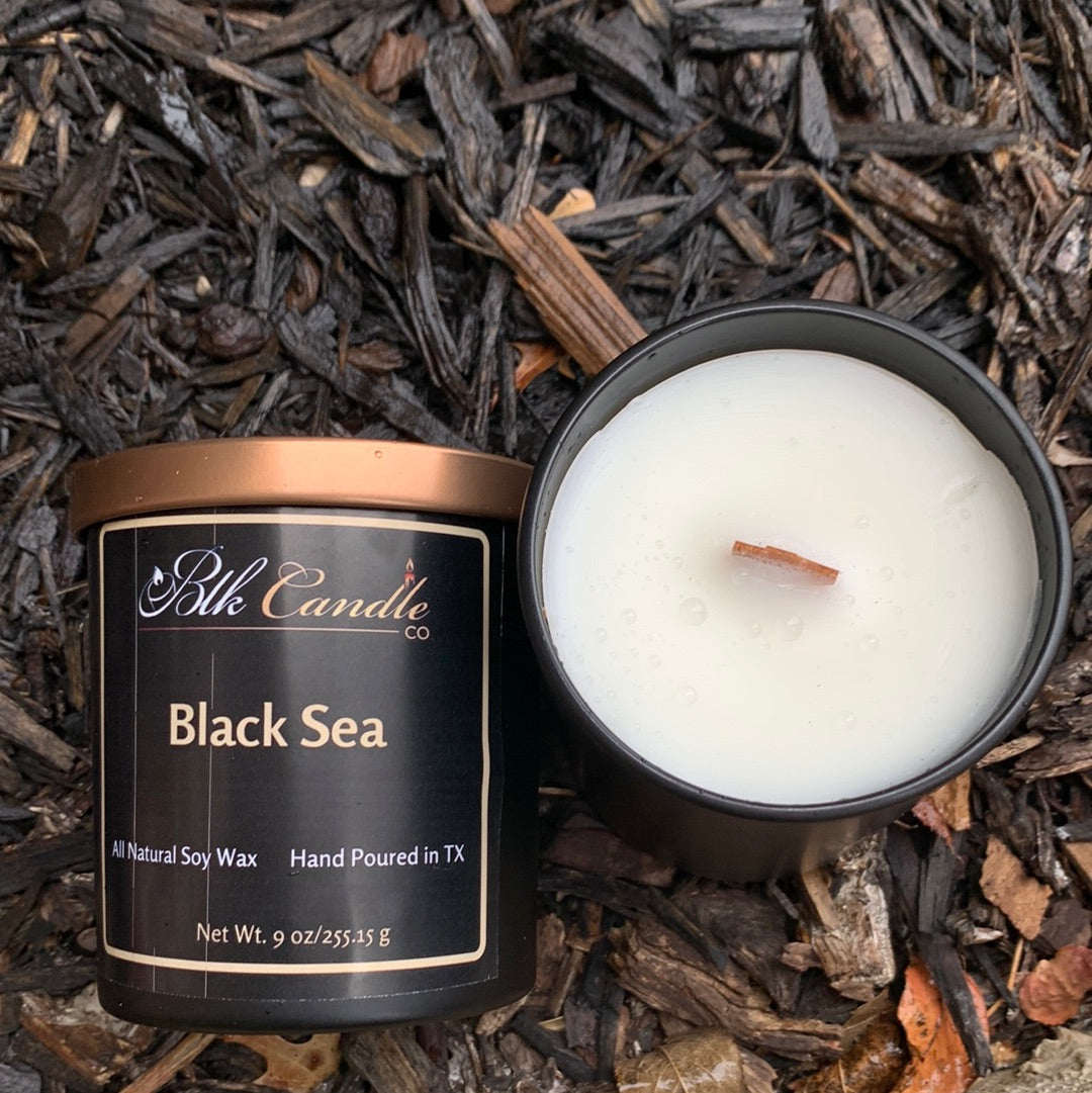 Black Sea Candle Jar